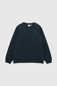 Mens: One Point Crew Sweatshirt - Vintage Black