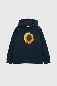 Mens: G-Flower Hooded Sweatshirt - Vintage Black