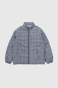 Mens: Checkered Shell Jacket - Navy Check