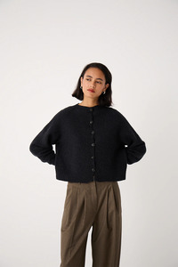 Loft Cardigan - Almost Black