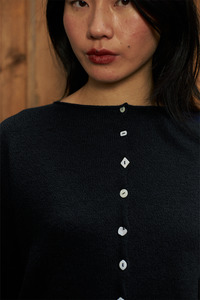 Womens: Heirloom Doll's Cardigan - Black