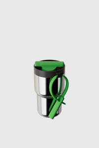 Life New Arrivals: Twist Tumbler 530ml - Black / Green