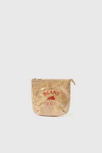 Beams Boy Pouch Logo - Beige