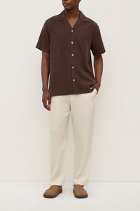 Miller Short Sleeve Shirt - Ganache