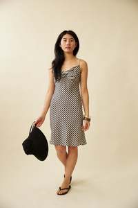 Ophelia Dress - Midnight Stripe