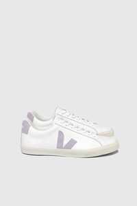 Sale Footwear: Esplar Logo Leather - Extra White / Parme