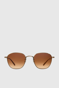 Unisex: World Sun 49 - Brushed  Gold­True Demi  / Semi-Flat Brunette Gradient
