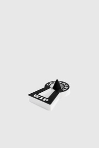 Locked Cone Incense Holder - Black / White