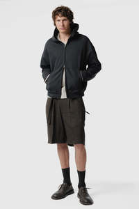 Mens: Tour Zip Hood - Black