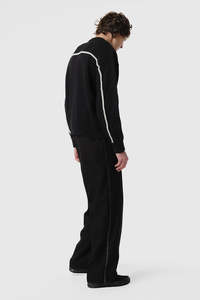 Mens: Session Knit - Black / Bone