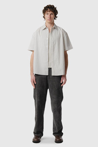 Drop SS Shirt - Grey Stripe