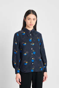 Sale Over 250: Patterns Shirt - Navy Daydream