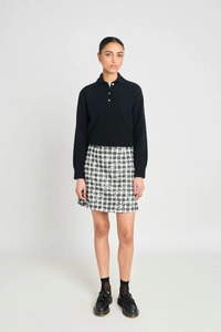 Iterations Mini - Black & Cream Check