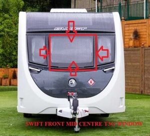 Products: Swift Dometic Polyplastic Front Mid Centre T3G Windows  – Infinity RV Infinity Caravans Motorhomes Sales & Service