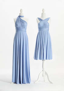 Dusty Blue Multiway Convertible Infinity Dress
