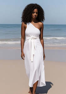 All: SandSea™ White Infinity Beach Dress