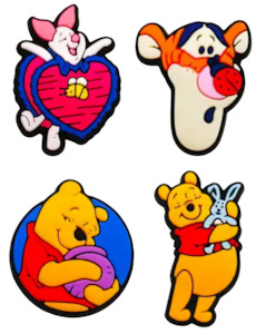 Winnie the Pooh Tigger Piglet Jibbitz Charms Set