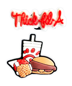 Products: Burger & Shake Jibbitz Charms Set