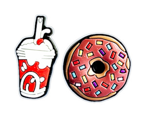 Products: Shake and Donut Jibbitz Charms Set