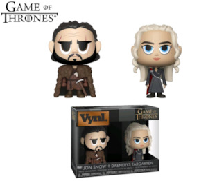 Merchandise: Game Of Thrones; Jon Snow & Daenerys Targaryen 2-Pack Vinyl Figurine by Funko