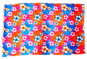 Valentines: Blue Sarong with Frills