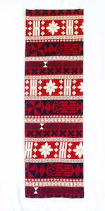 Valentines: Maroon/Navy Blue Lavalava