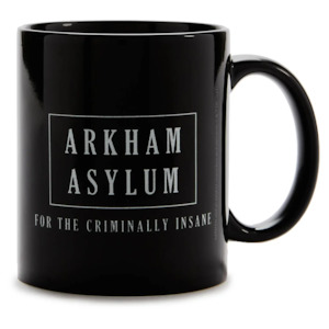 Valentines: Batman Arkham Asylum Mug - Black