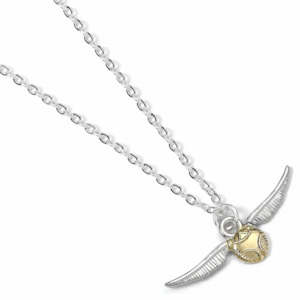 Clearance: Harry Potter GOLDEN SNITCH Charm  Silver  Necklace