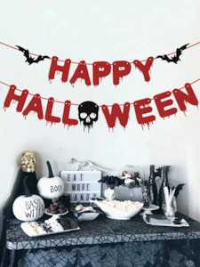 Halloween: Happy Halloween Deco Banner