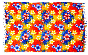 Mothers Day: Red Sarong with Frills