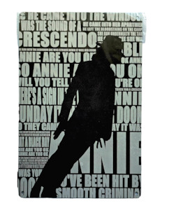 Christmas: Retro Metal Sign- Michael Jackson