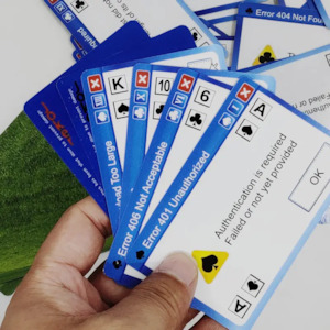 His: Windows Error Playing Cards