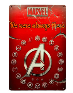 Marvel: Retro Metal Sign- Marvel's AVENGERS