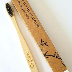 Travel: Bamboo Charcoal Bristle Toothbrush