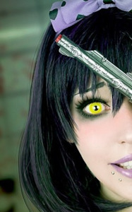 Cosmetic Lens Cosplay: Cosmetic Lens - Yellow Circle Lens