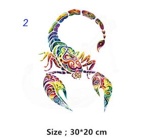 Iron On Transfer: Heat Transfer Sticker - Scorpion