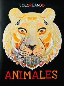 Novelty: Adult Colouring Book-   Animals