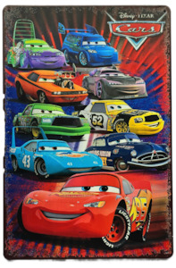 Retro Metal Sign- Disney Cars