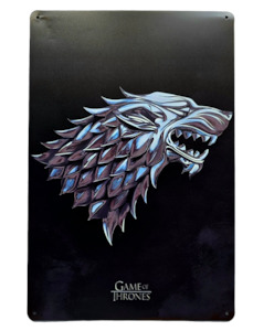 Game Of Thrones: Retro Metal Sign- Game of Thrones