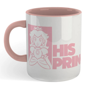Super Mario: Super Mario - His Princess Mug (White/Pink)