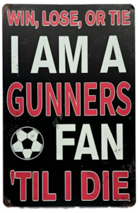 Black Friday 1: Retro Metal Sign- Arsenal Gunners