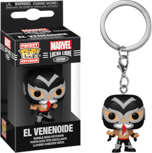 Eofy: Funko Pocket Pop Marvel:( Lucha Libre Edition)- El Venenoide Venom Vinyl Keychain