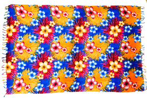 Sky Blue Sarong with Frills