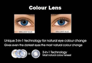 Cosmetic Contact Lens- Brilliant Blue