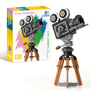 His: Retro Camera Building Blocks Set