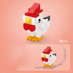 Kids Teens: Chicken Building Blocks Set