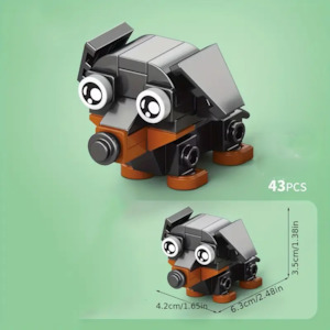 Dachshund Breed Dog Building Block Set