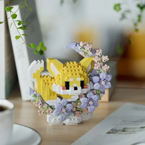 Kids Teens: Sleeping Cat Building Blocks Set