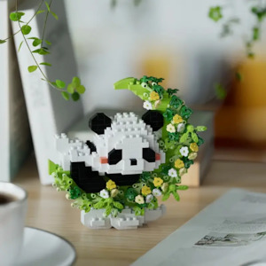Kids Teens: Sleeping Panda Building Blocks Set