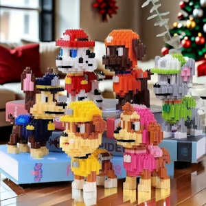 Kids Teens: Paw Patrol Inspired Building Blocks Set